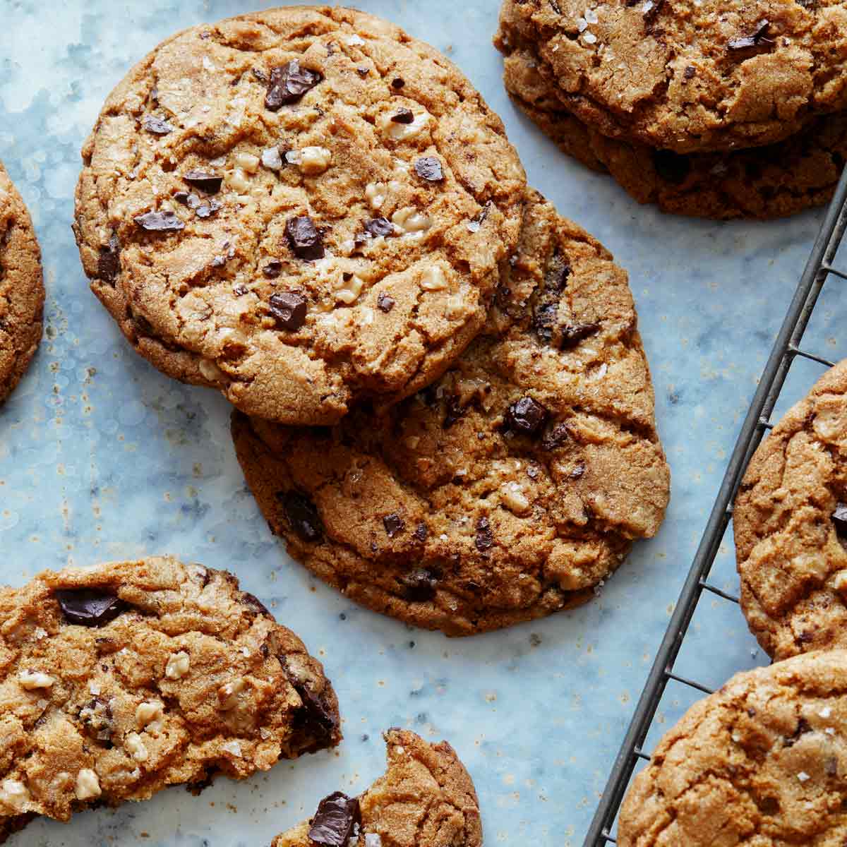 25 Christmas Cookies: Brown Butter Chocolate Toffee Cookies-image