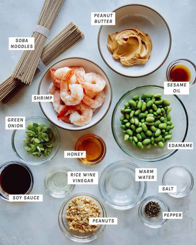 Soba Noodles with Shrimp