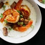 Shrimp and Grits recipe in a bowl.