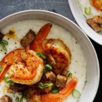 Shrimp and Grits recipe in a bowl.
