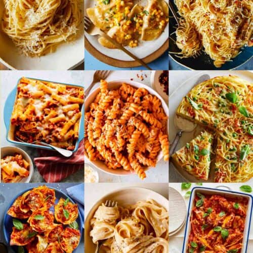 A collage of our best pasta recipes!