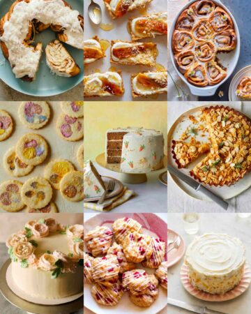 A collage of our best Easter Dessert Recipes.