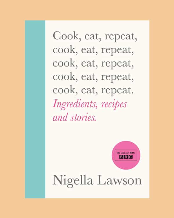 Nigella Lawson cookbook.