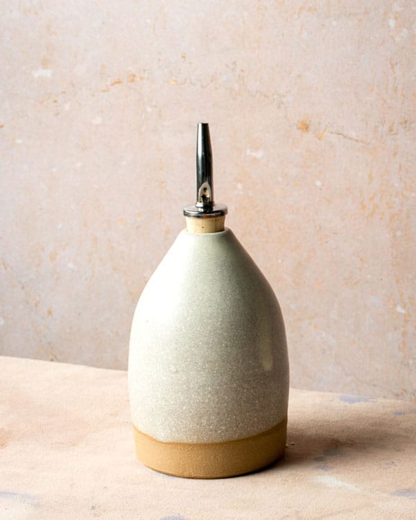 Olive oil container from settle ceramics for Mothers Day.