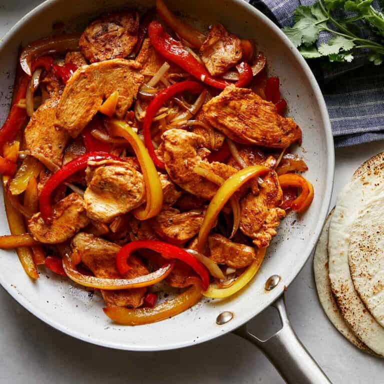Chicken Fajitas Recipe Spoon Fork Bacon