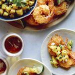 Coconut Shrimp recipe with mango salsa.