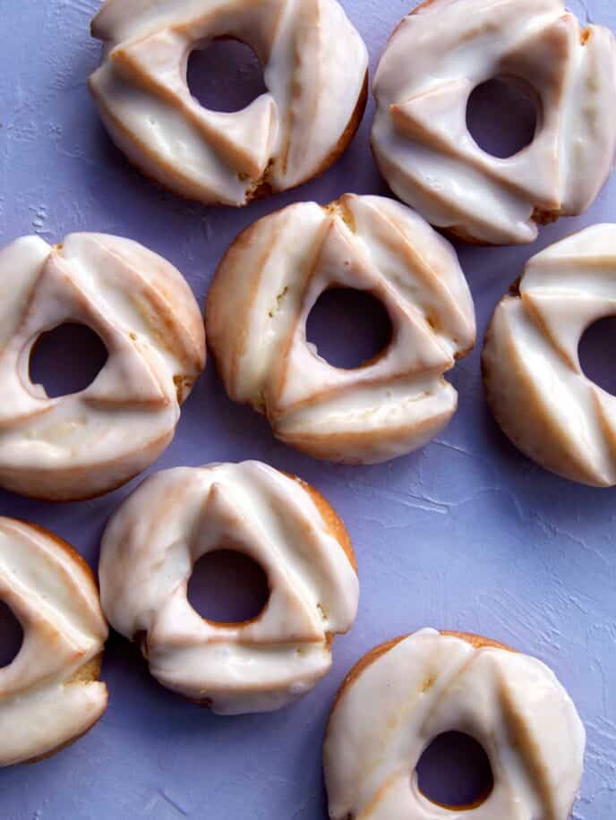 Old fashioned donuts made fresh. 