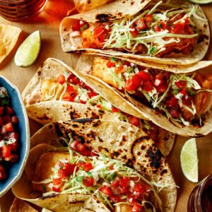 Baja fish tacos recipe.