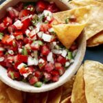 Pico de gallo recipe in a bowl.