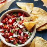 Pico de gallo recipe in a bowl.