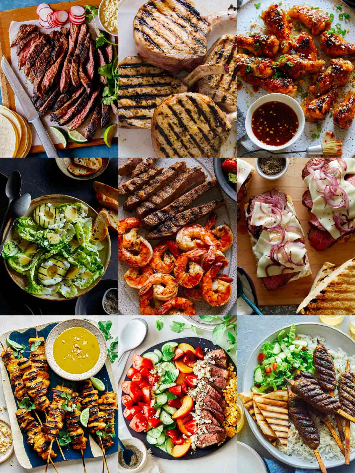 A collage of our best grill recipes!