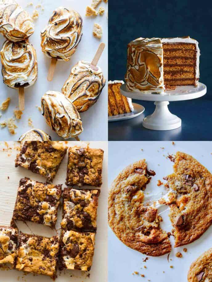 A collage of our favorite S'mores recipes!