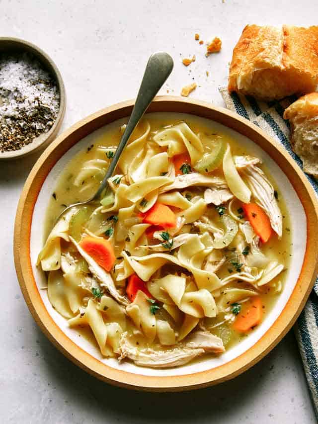 Chicken Noodle Soup Recipe - Spoon Fork Bacon