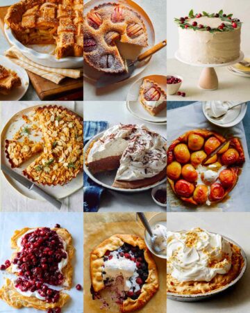 A collection of our favorite dessert recipes for Thanksgiving.