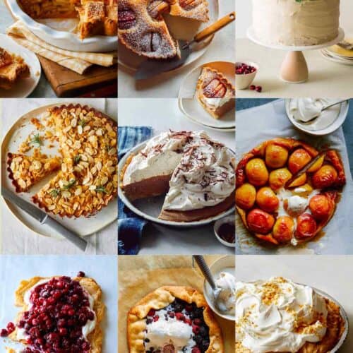 A collection of our favorite dessert recipes for Thanksgiving.