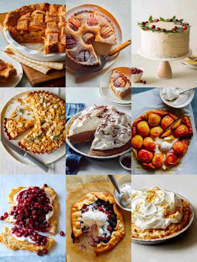 A collection of our favorite dessert recipes for Thanksgiving. 