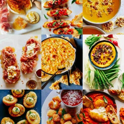 A collage of our best Thanksgiving Appetizer recipes!