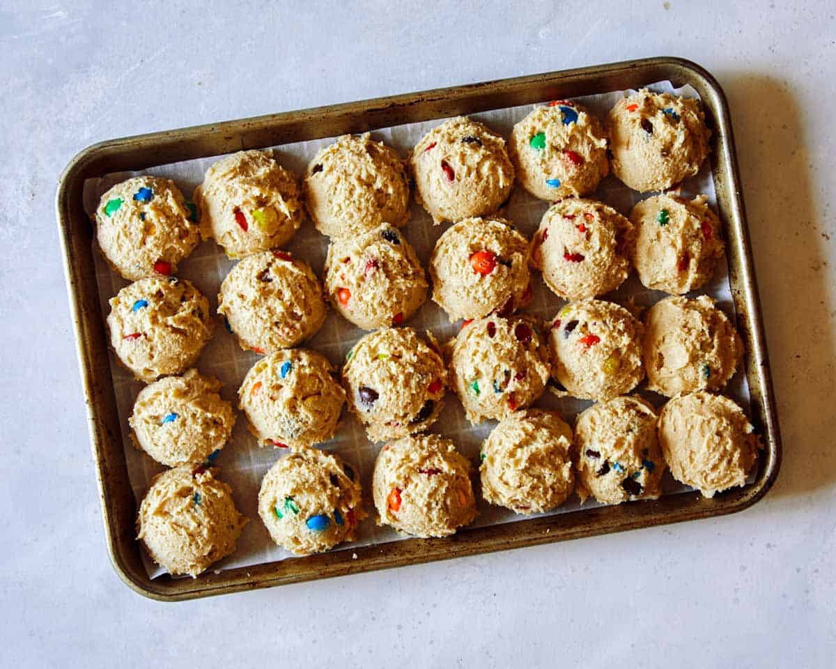 M&M Cookies Recipe - Spoon Fork Bacon