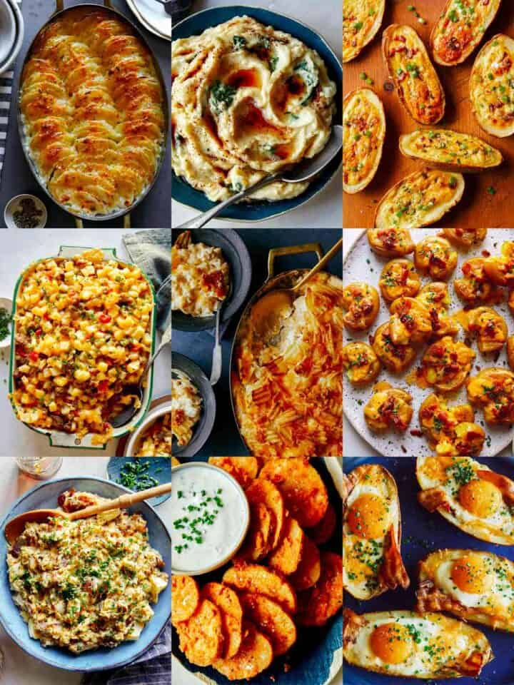 A collage of our best potato recipes ever!