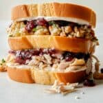 Thanksgiving sandwich recipe.