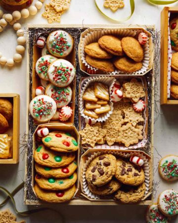 A Christmas Cookie Box full of the best Christmas Cookies.