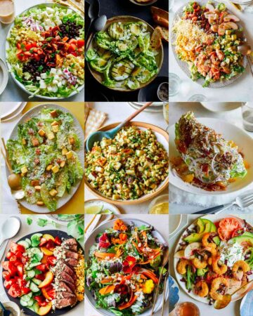 Salad recipes for dinner and for sides!