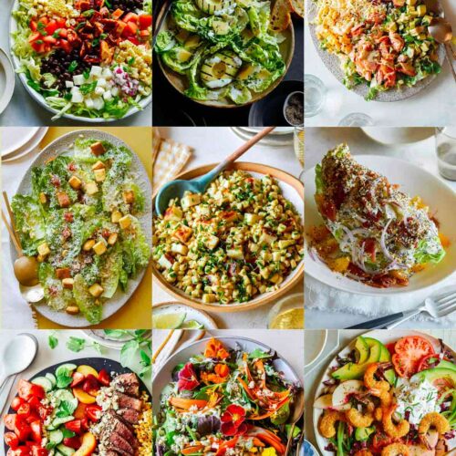 Salad recipes for dinner and for sides!