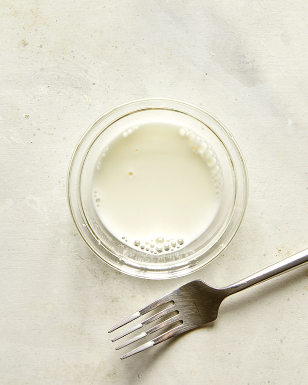 A cornstarch slurry to make teriyaki sauce.