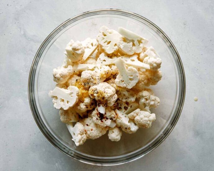 Cauliflower seasoning for roasted cauliflower. 