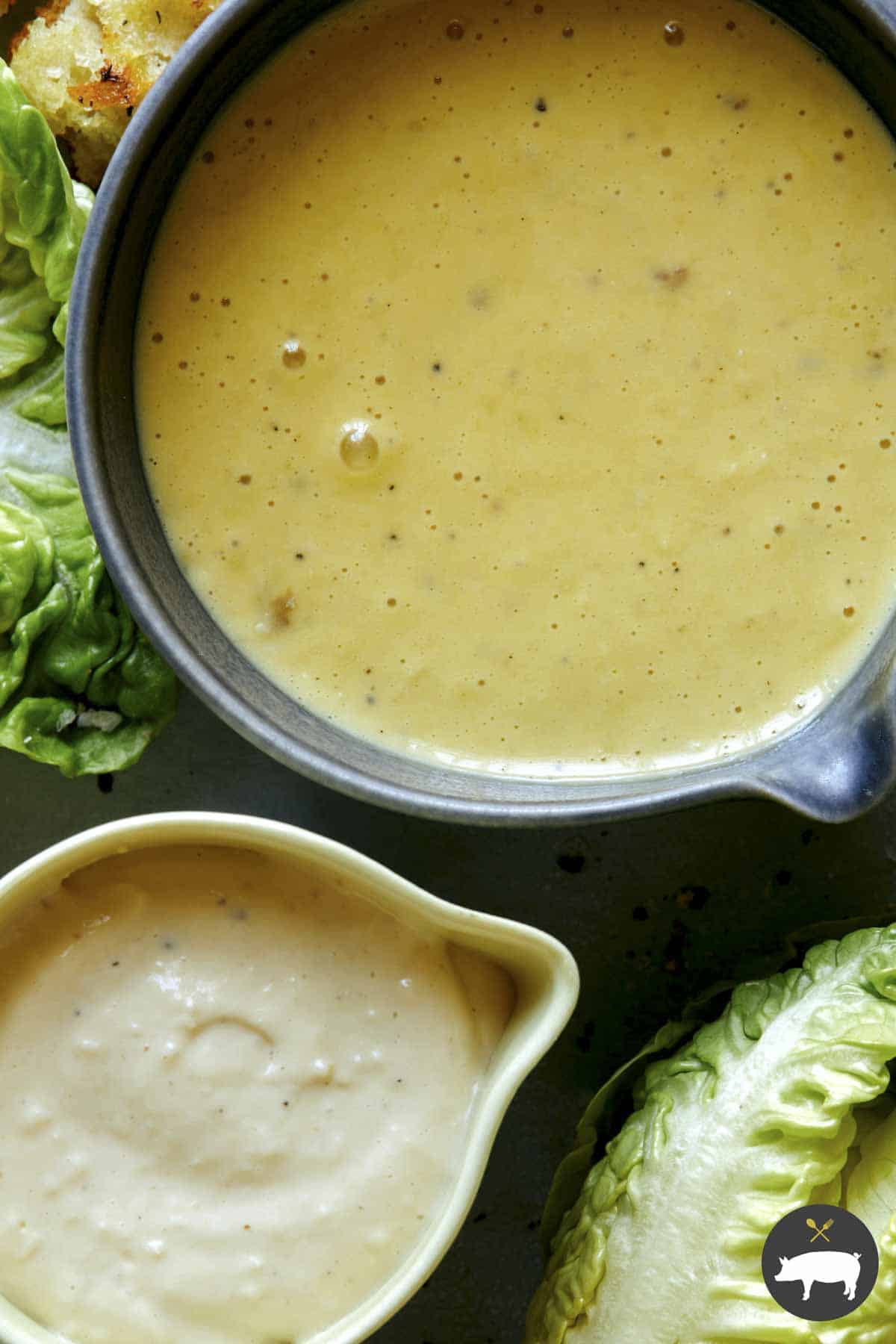 Caesar salad dressing recipes.