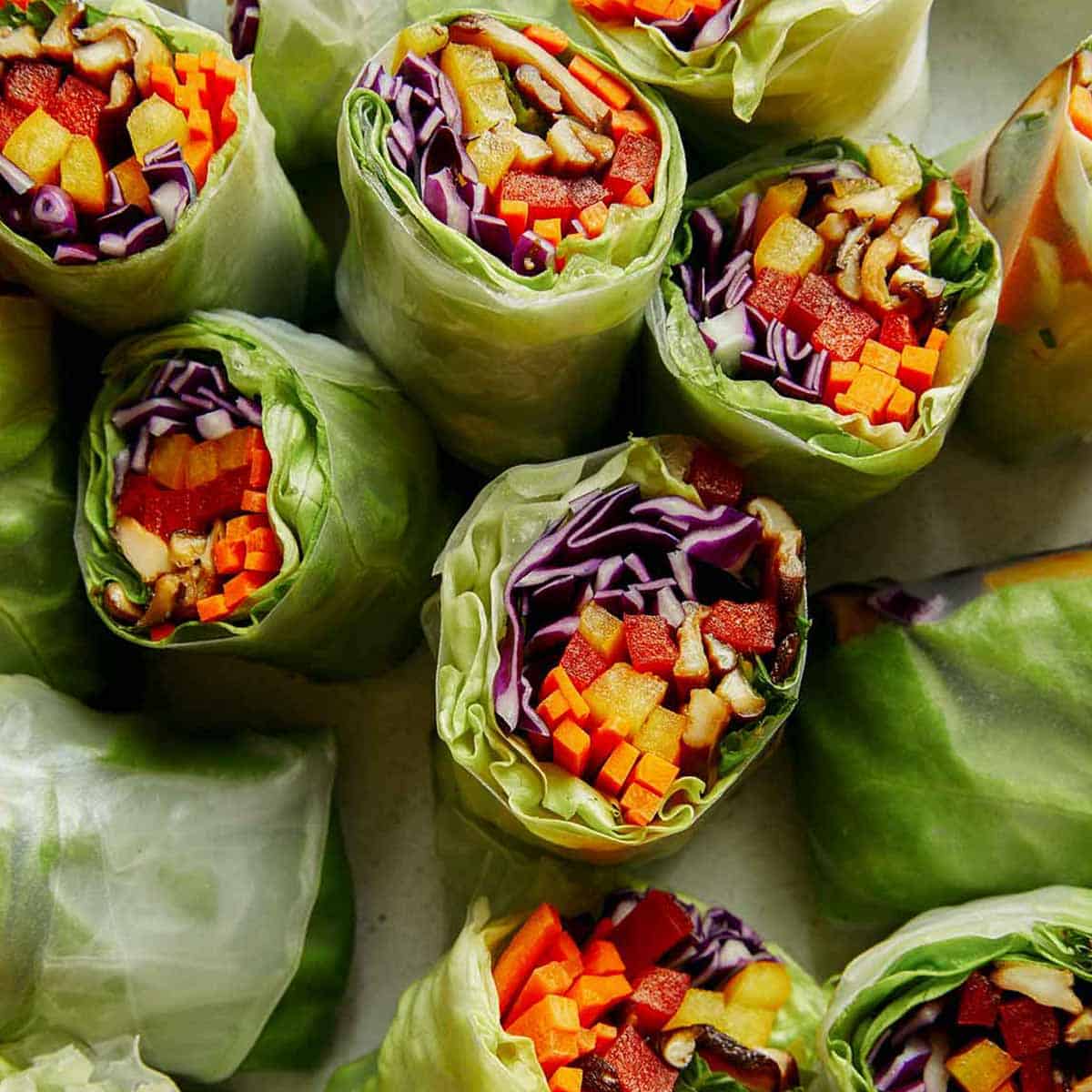 Vegan Rice Paper Rolls (Fresh Spring Rolls)