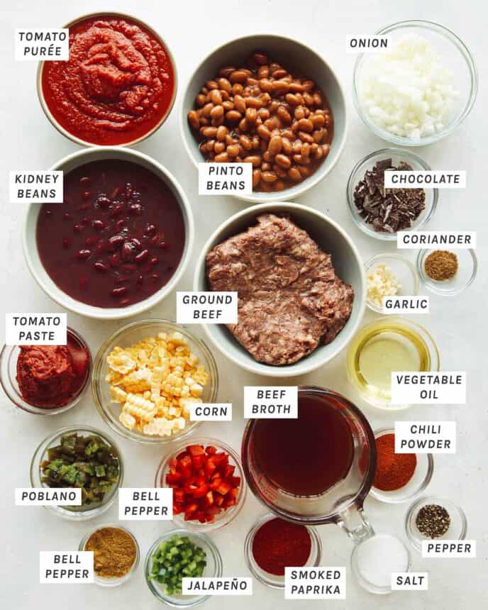 Best Chili Recipe (Kitchen Sink Chili) Spoon Fork Bacon