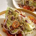 Wedge salad recipe in a bowl.