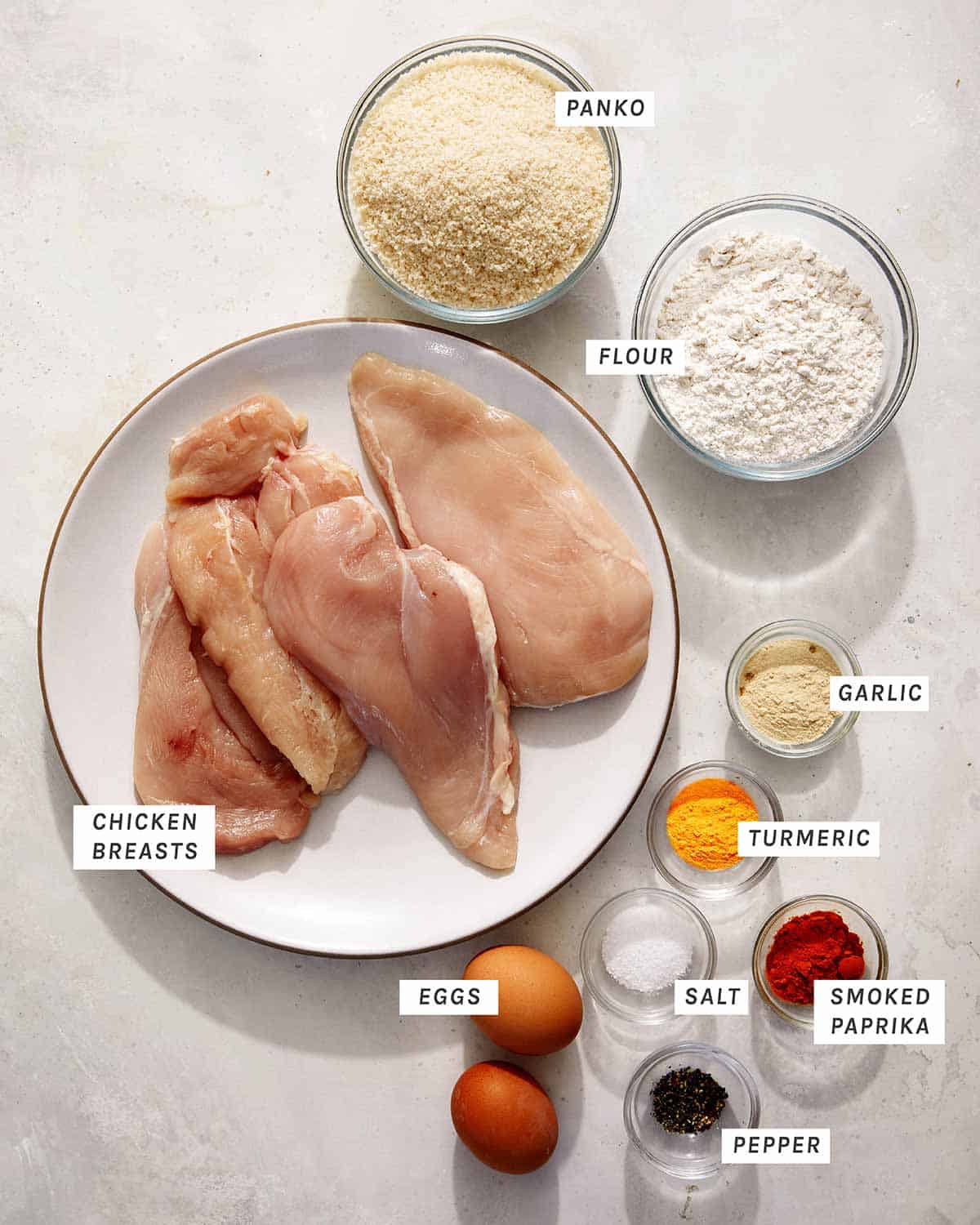Baked Hot Honey Nashville Chicken Sandwich Ingredients.