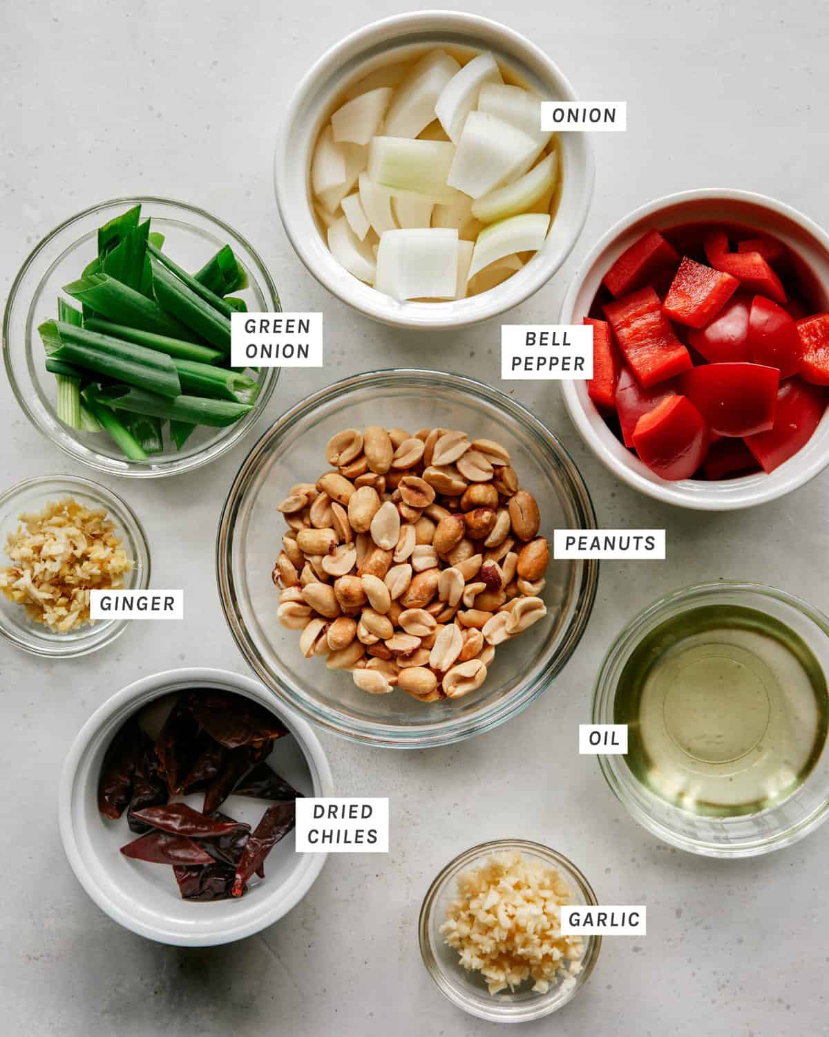 Kung Pao beef ingredients 