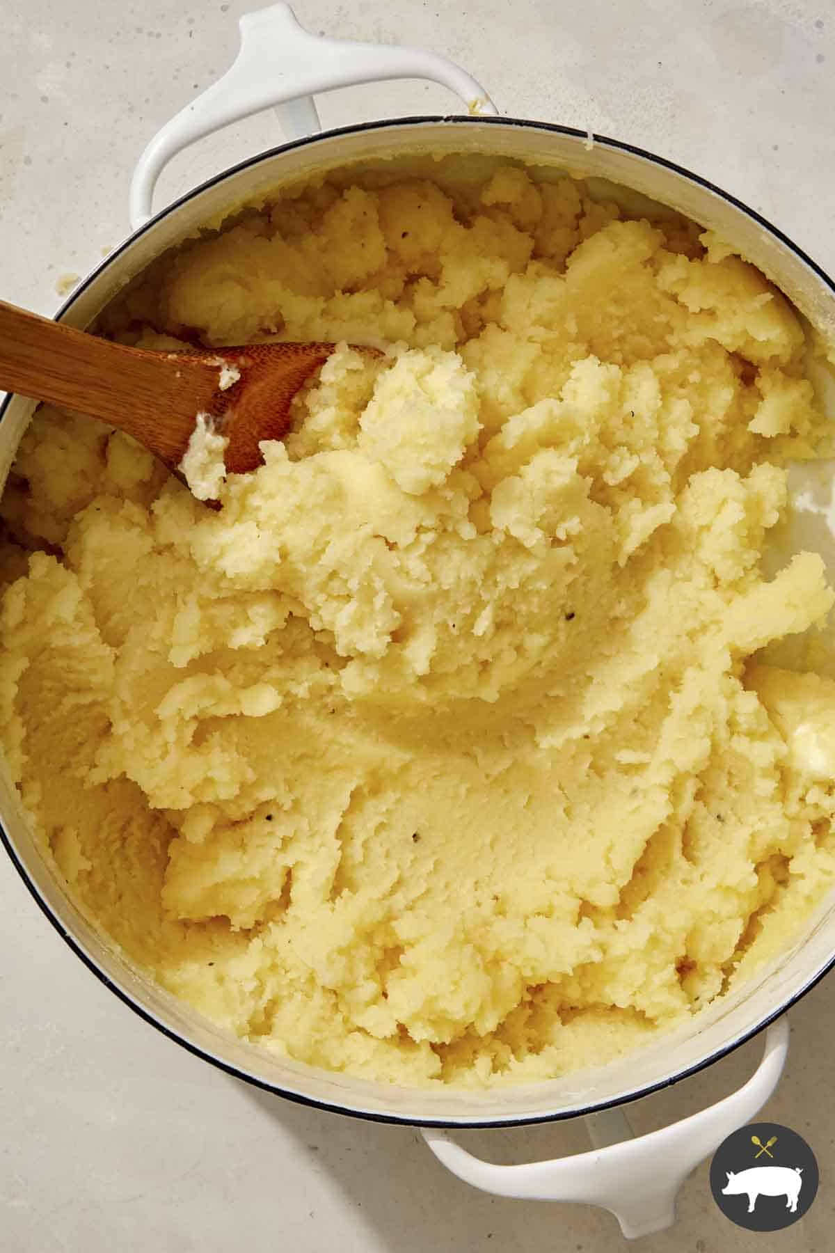 BEST Mashed Potatoes Recipe Spoon Fork Bacon