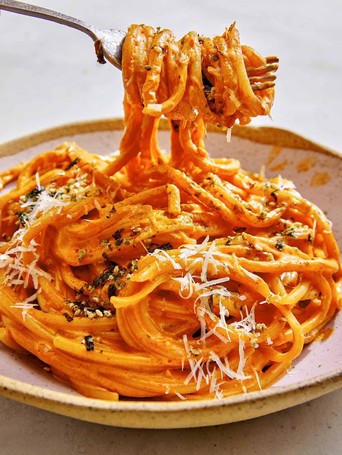 Creamy Gochujang Noodles recipe. 