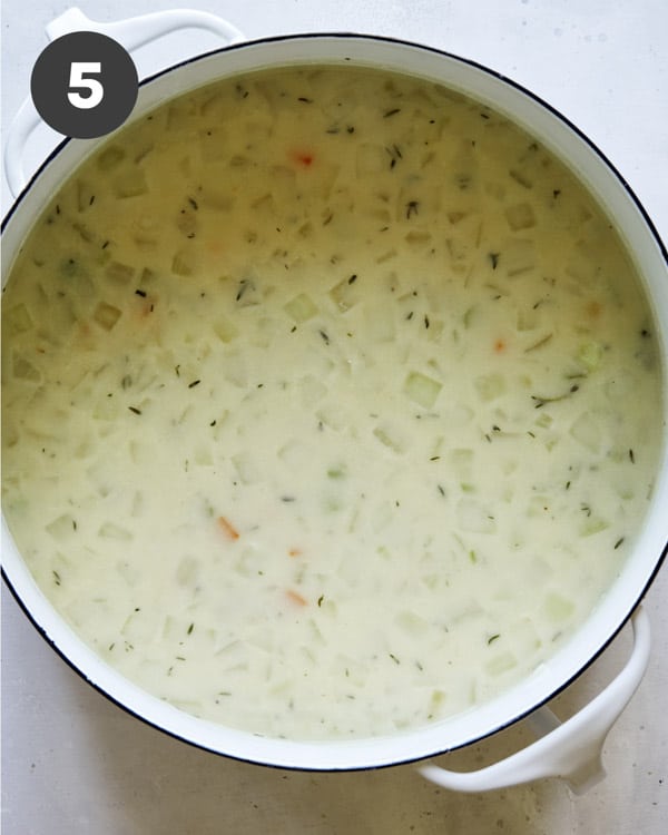 Soup for chicken and dumplings recipe.