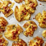 Loaded Smashed Potatoes with Bacon & Parmesan - The Original Dish