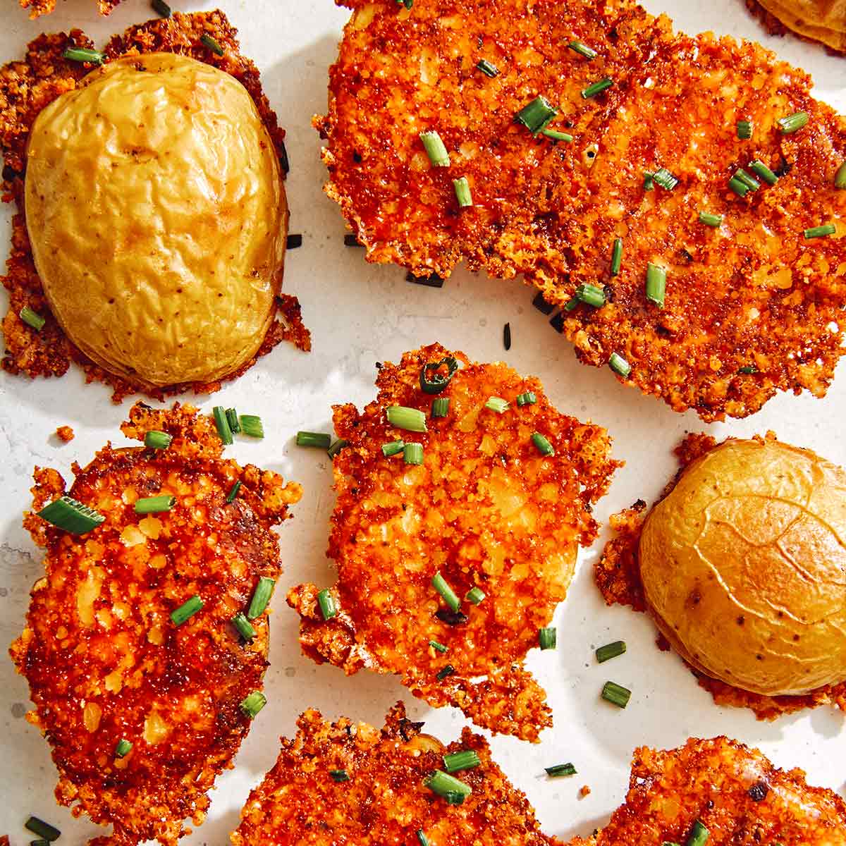 Crispy Parmesan Potatoes