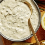 Tartar sauce recipe in a bowl.