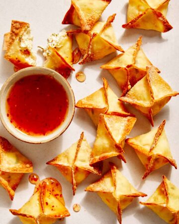 Air fryer crab rangoon recipe.