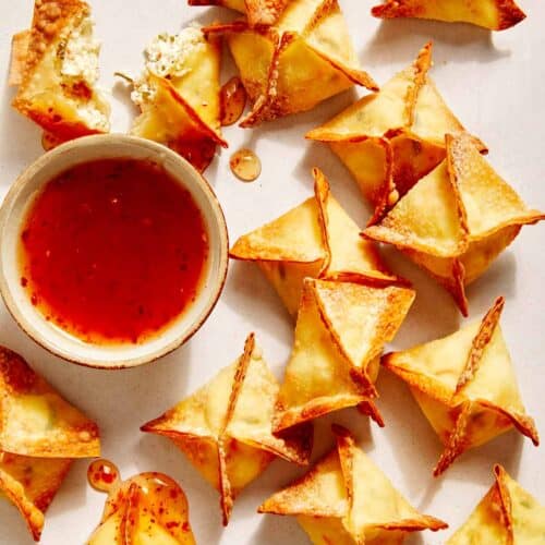 Air fryer crab rangoon recipe.