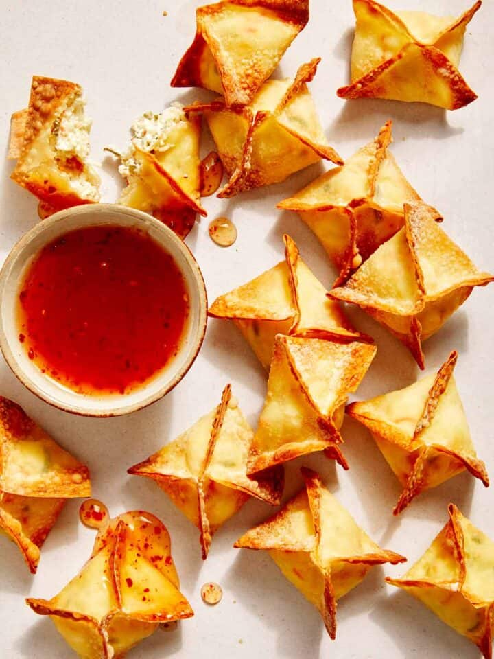 Air fryer crab rangoon recipe.