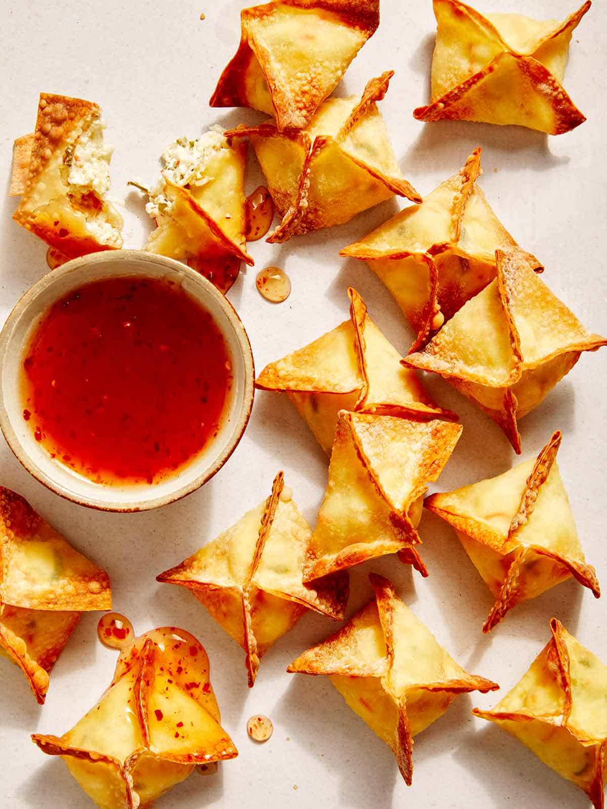 Air fryer crab rangoon recipe. 