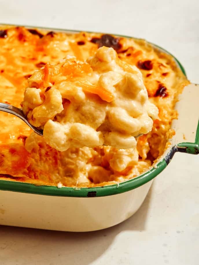 Easy Baked Mac And Cheese Spoon Fork Bacon Easy Baked Mac And Cheese Spoon Fork Bacon