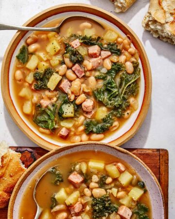 White bean and kale soup recipe.