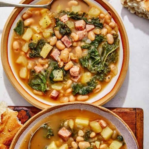 White bean and kale soup recipe.