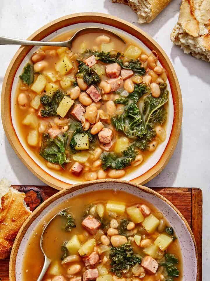 White bean and kale soup recipe.