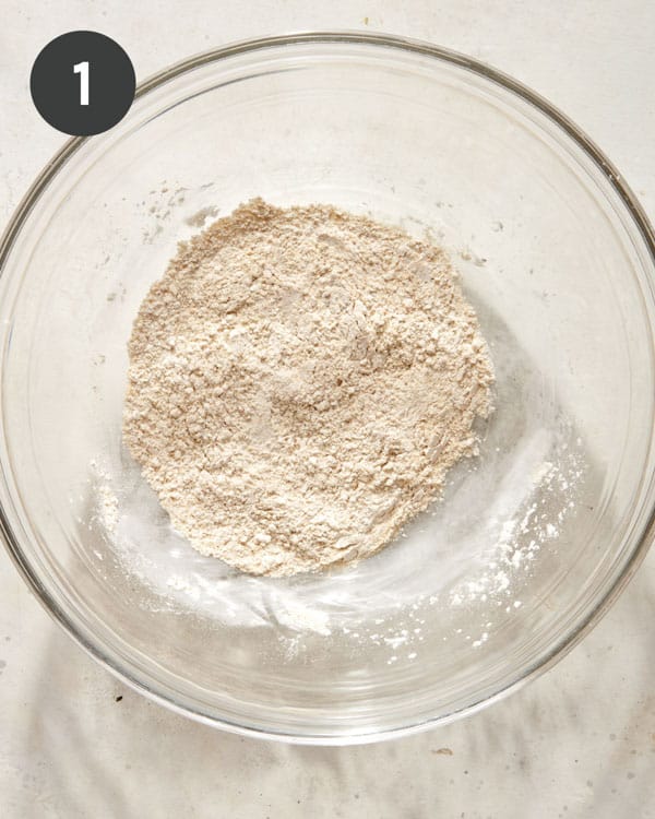 Spices and dry mixture to make crispy air fryer tofu.